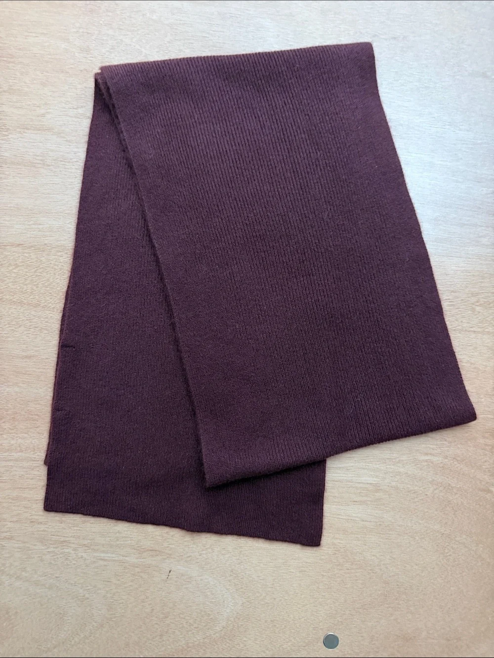 Quince 100% Mongolian Cashmere Scarf 10” x 70” | Rich Burgundy | Unisex
